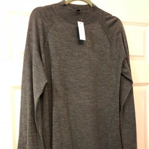 Ann Taylor Merino Wool Mock-Turtleneck